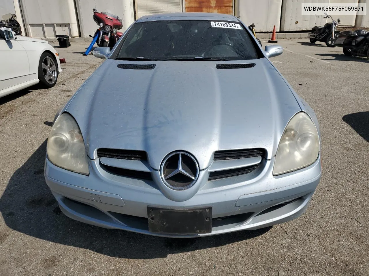 2005 Mercedes-Benz Slk 350 VIN: WDBWK56F75F059871 Lot: 74153334