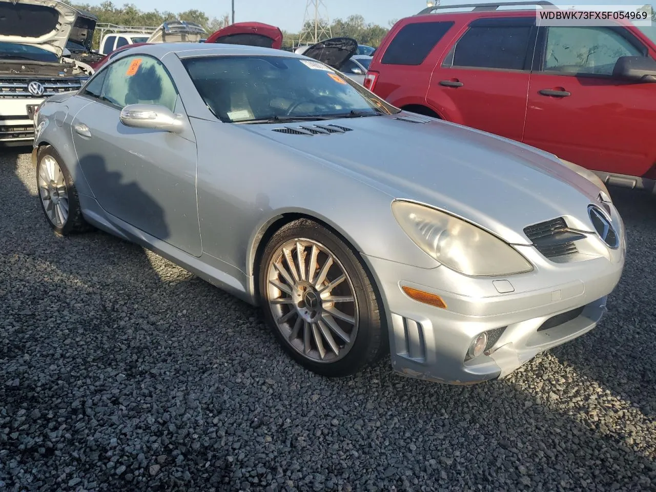 2005 Mercedes-Benz Slk 55 Amg VIN: WDBWK73FX5F054969 Lot: 74960714