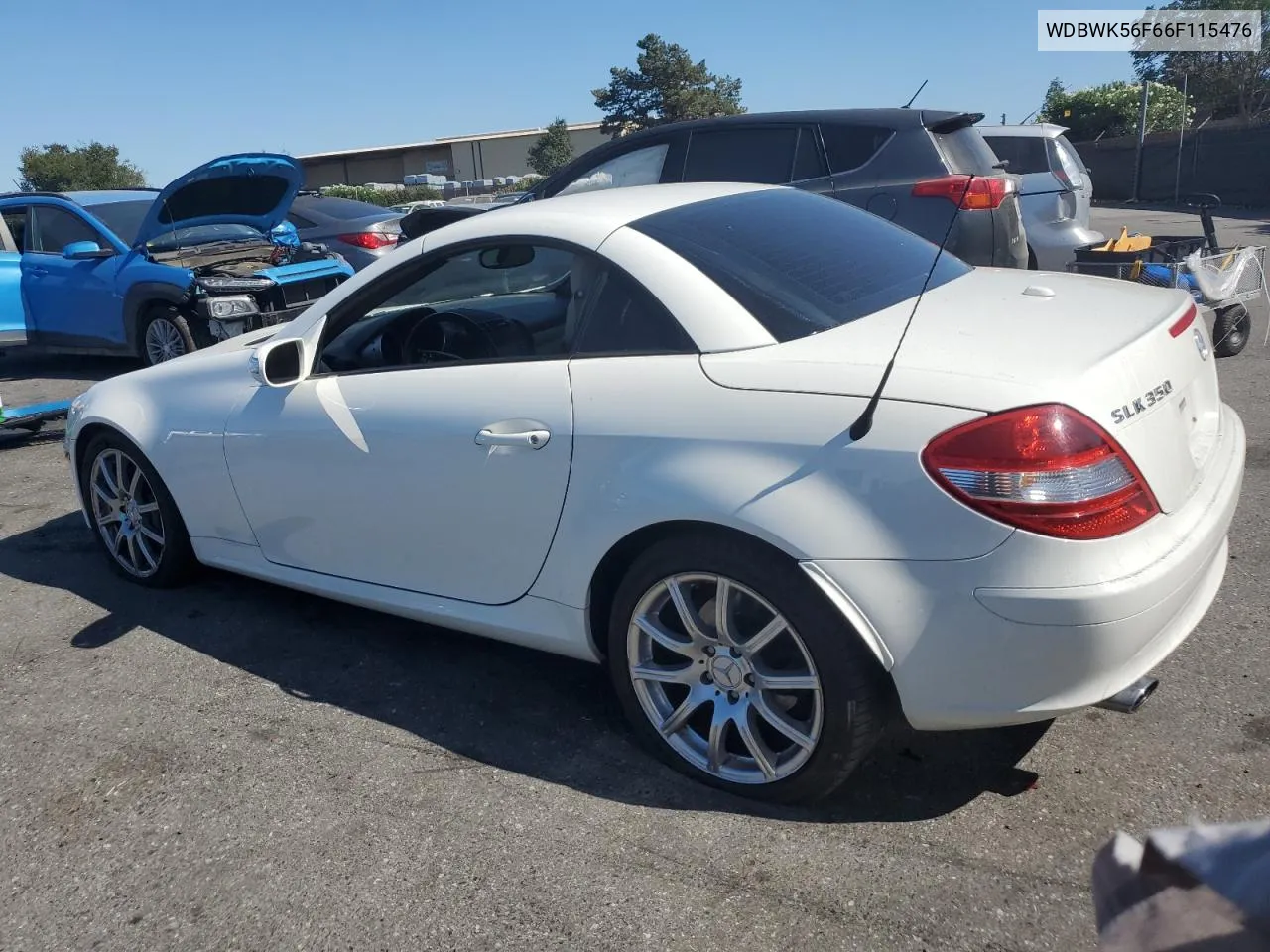 2006 Mercedes-Benz Slk 350 VIN: WDBWK56F66F115476 Lot: 67674484