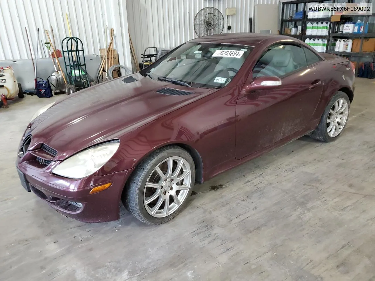 2006 Mercedes-Benz Slk 350 VIN: WDBWK56FX6F089092 Lot: 70283694