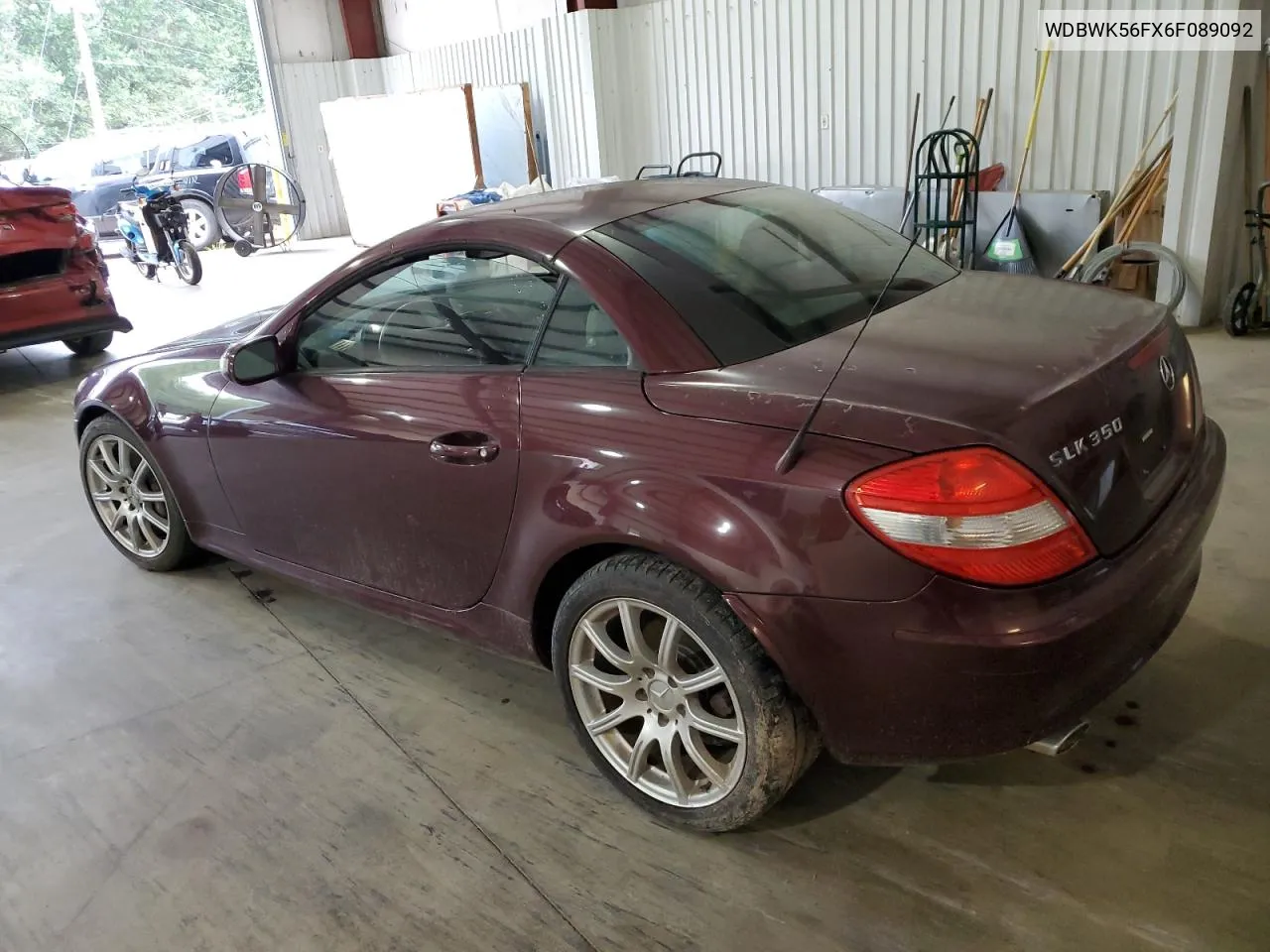 2006 Mercedes-Benz Slk 350 VIN: WDBWK56FX6F089092 Lot: 70283694