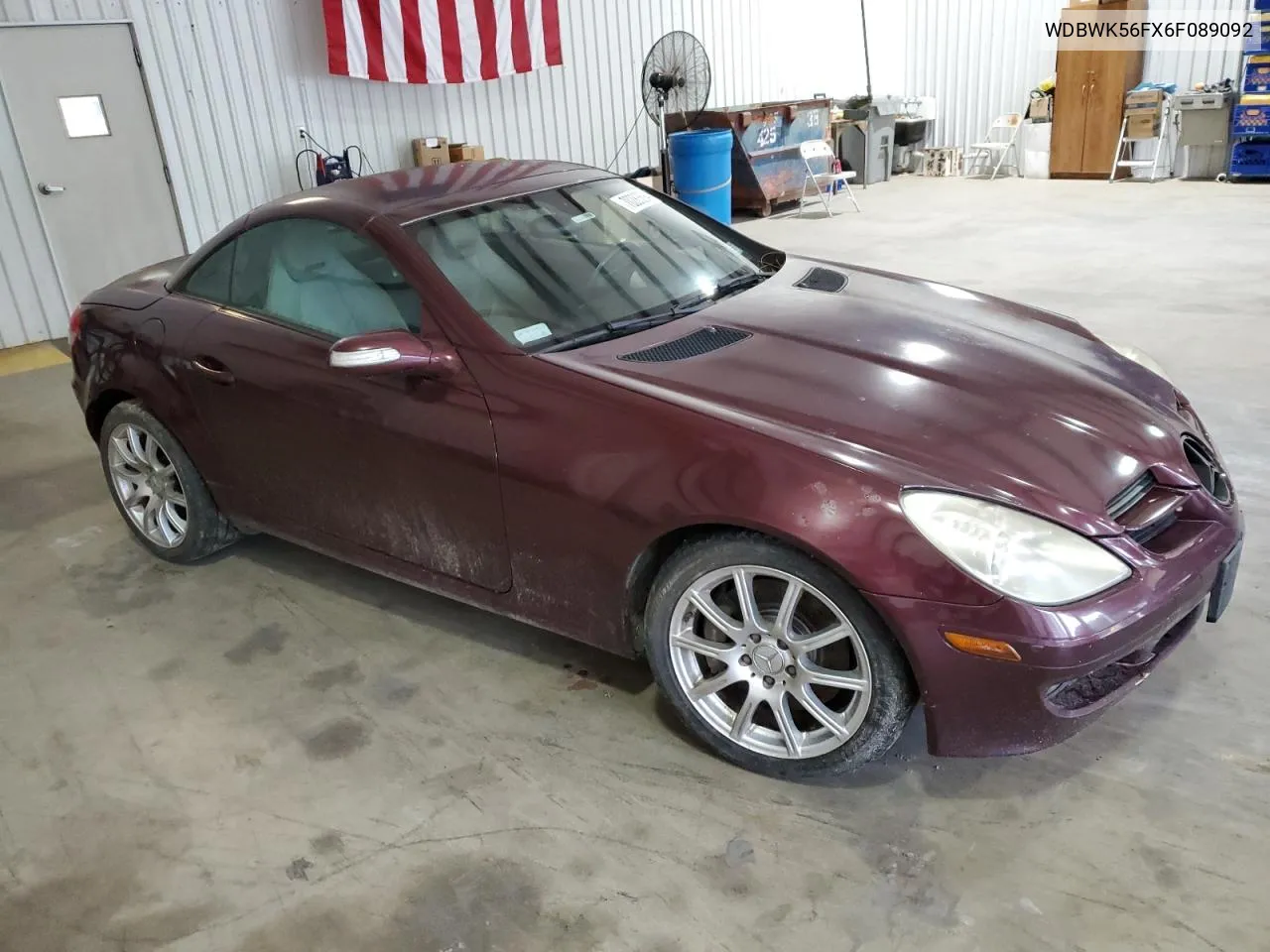 2006 Mercedes-Benz Slk 350 VIN: WDBWK56FX6F089092 Lot: 70283694