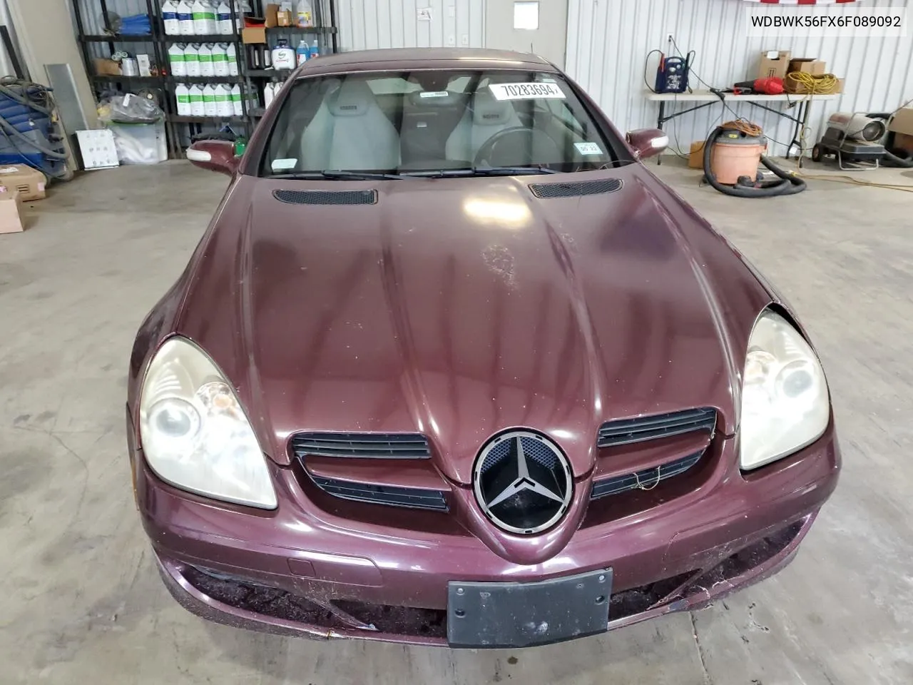 2006 Mercedes-Benz Slk 350 VIN: WDBWK56FX6F089092 Lot: 70283694