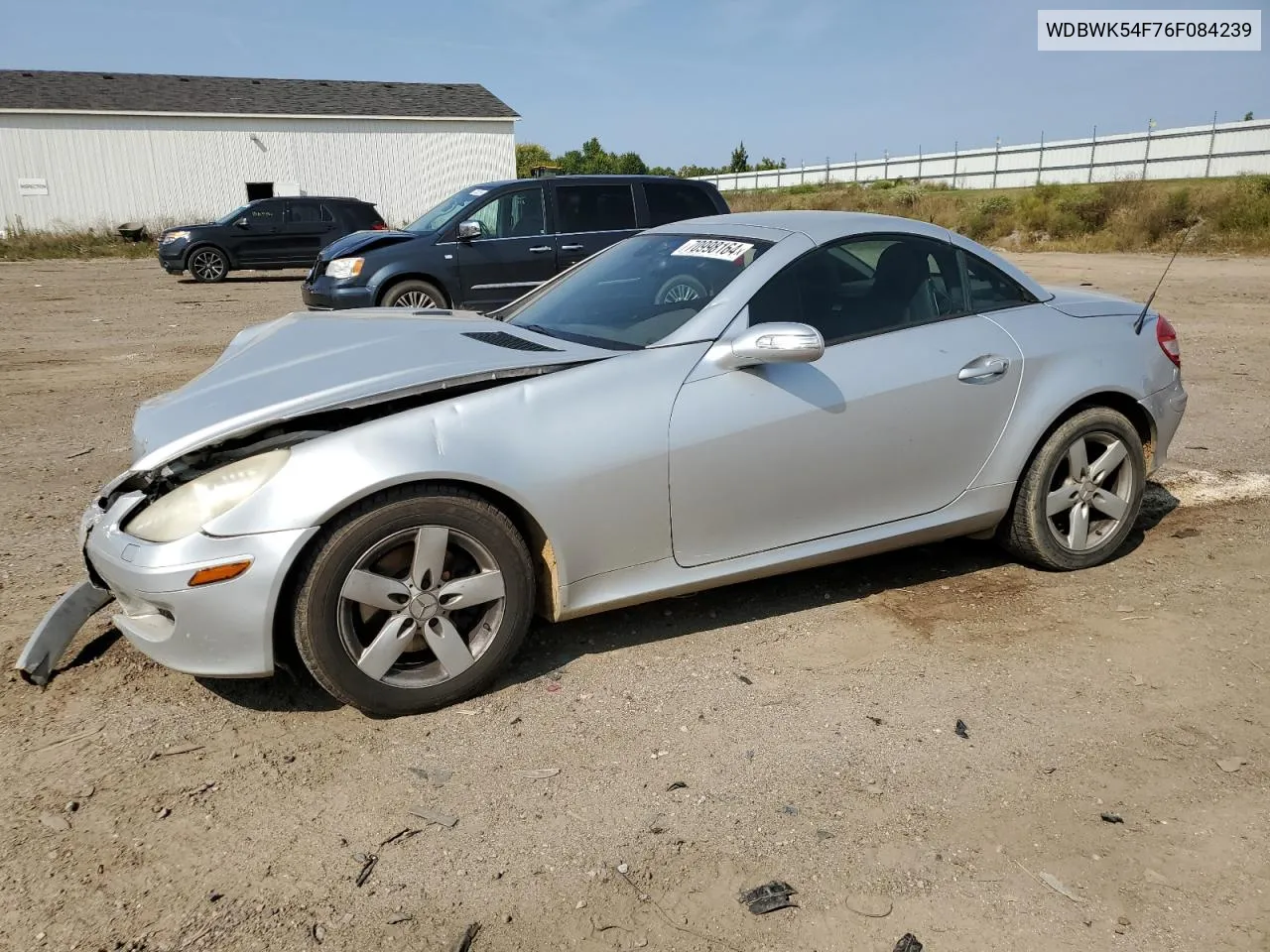 2006 Mercedes-Benz Slk 280 VIN: WDBWK54F76F084239 Lot: 70998164