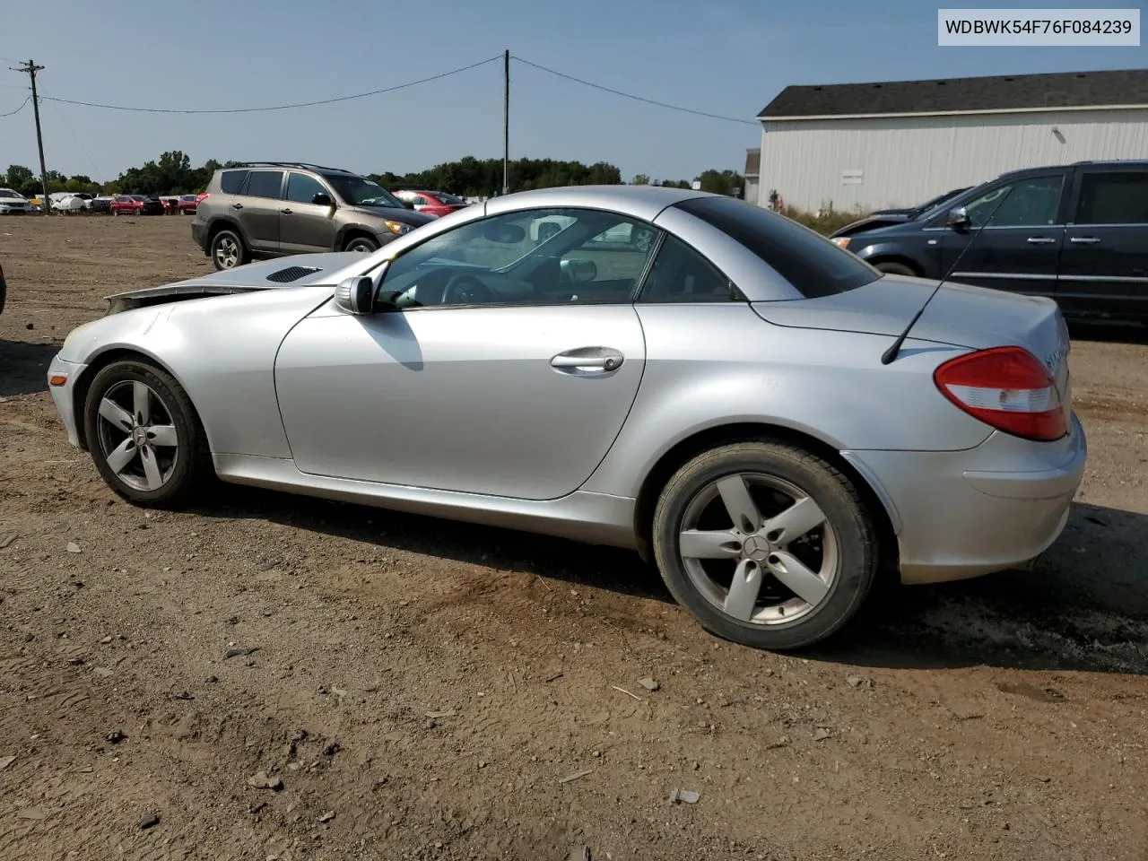 2006 Mercedes-Benz Slk 280 VIN: WDBWK54F76F084239 Lot: 70998164