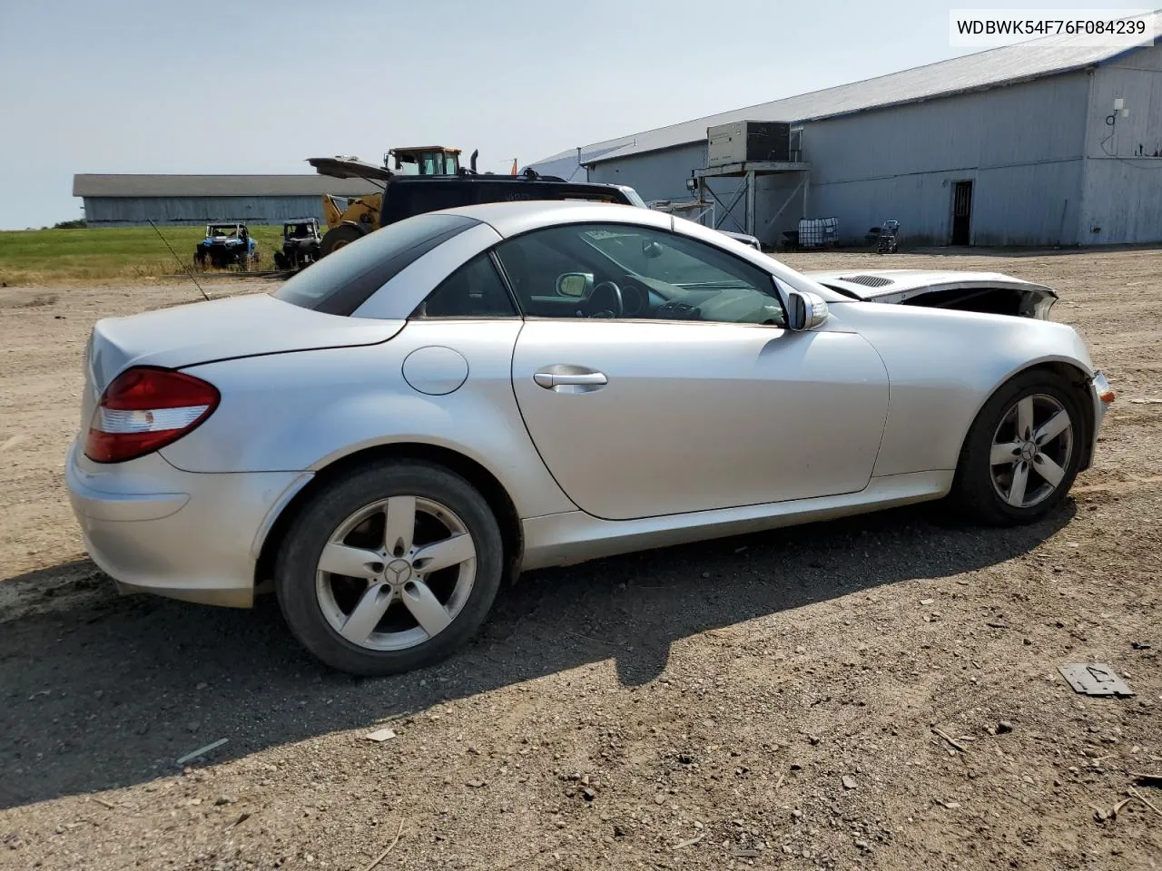 2006 Mercedes-Benz Slk 280 VIN: WDBWK54F76F084239 Lot: 70998164