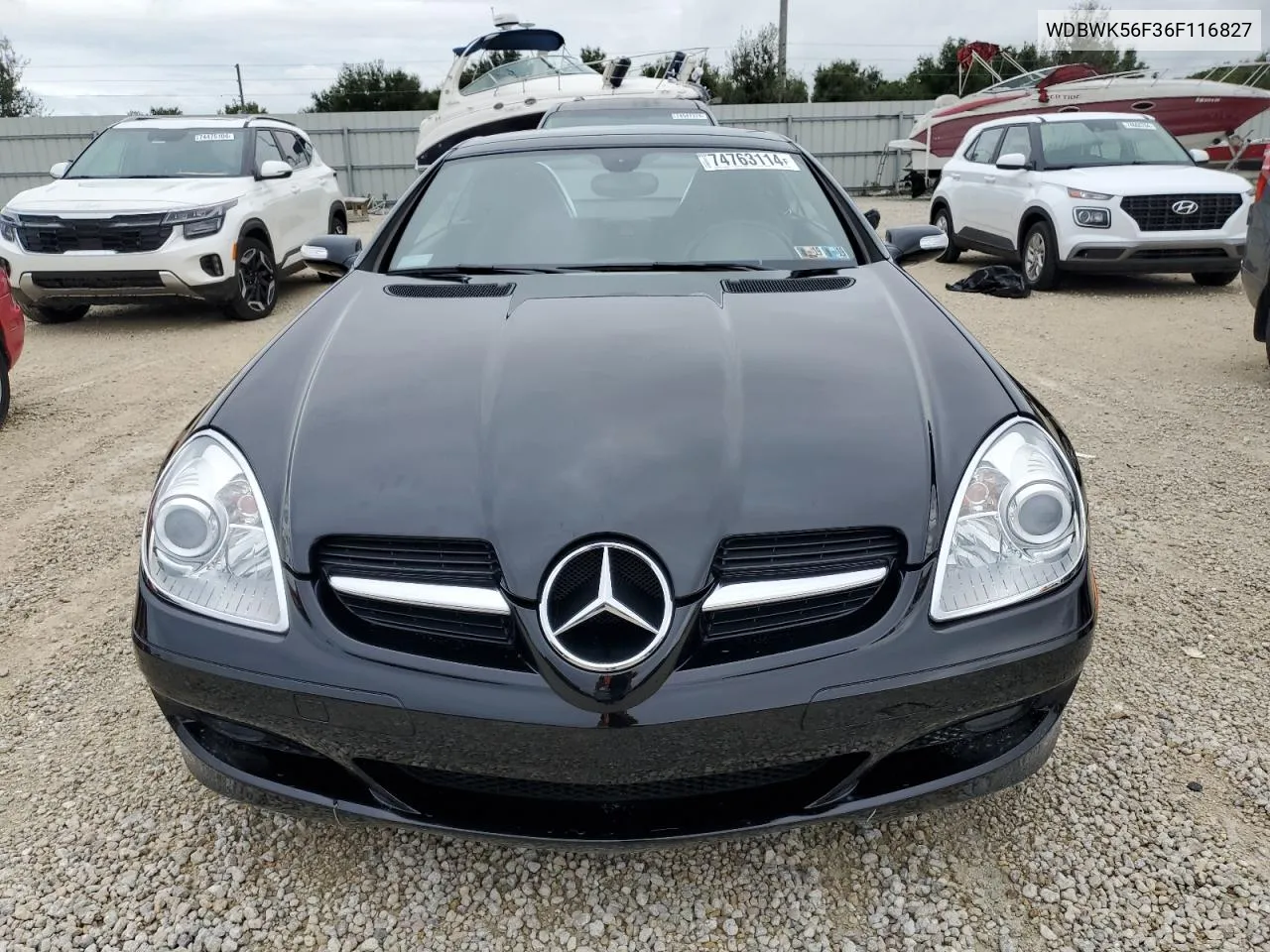 2006 Mercedes-Benz Slk 350 VIN: WDBWK56F36F116827 Lot: 74763114