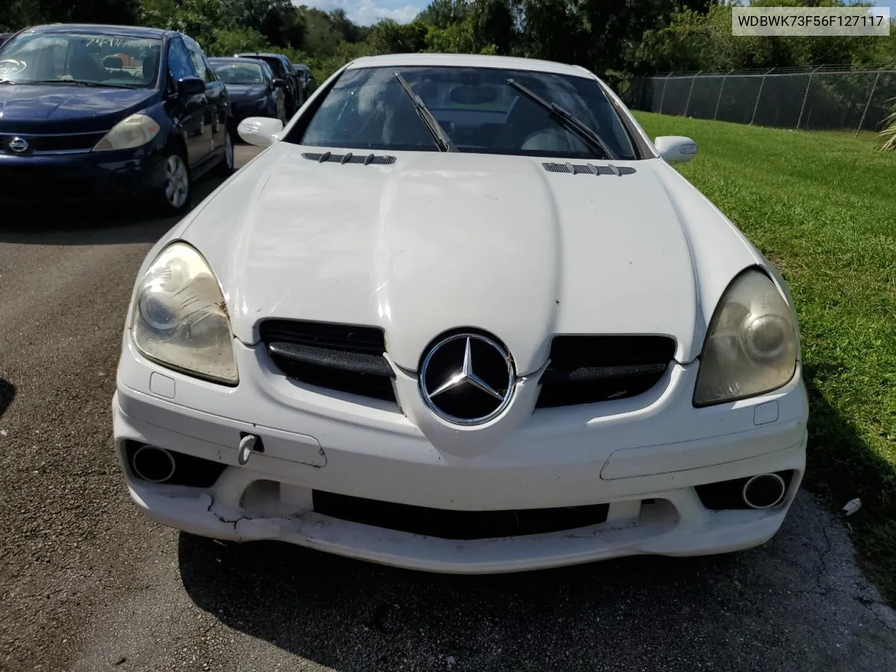 2006 Mercedes-Benz Slk 55 Amg VIN: WDBWK73F56F127117 Lot: 75090334