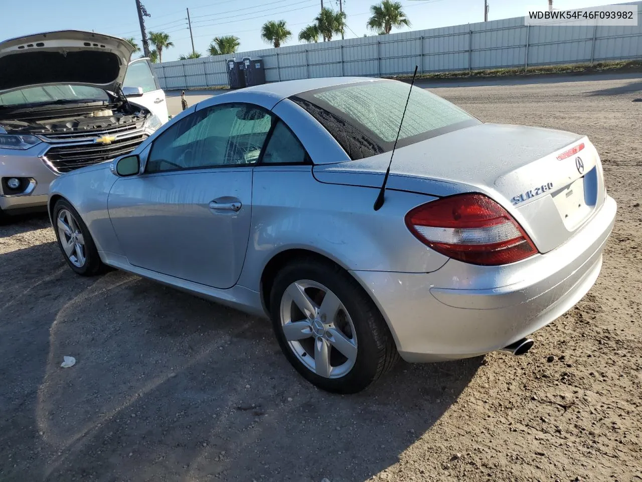 2006 Mercedes-Benz Slk 280 VIN: WDBWK54F46F093982 Lot: 75271914