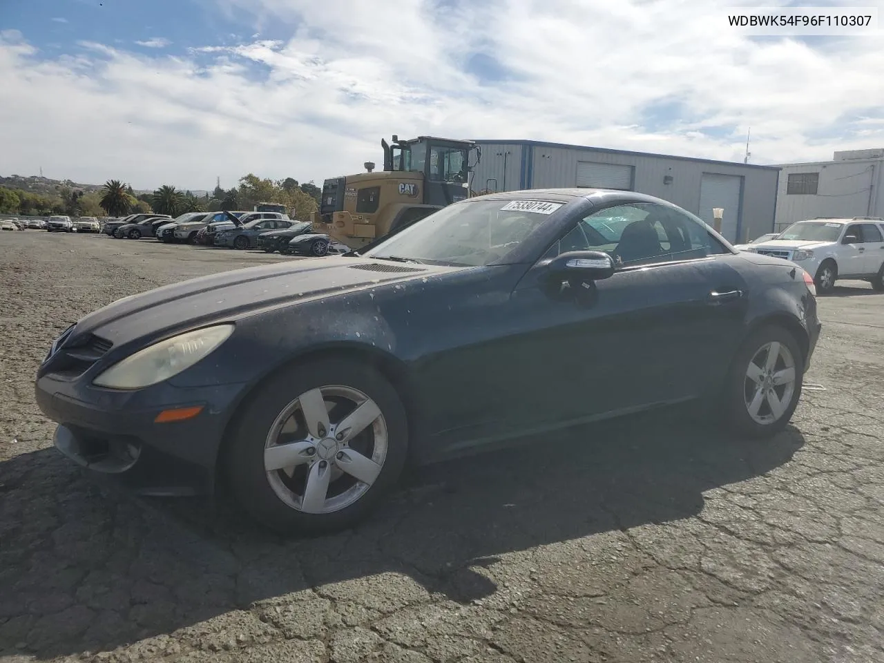 2006 Mercedes-Benz Slk 280 VIN: WDBWK54F96F110307 Lot: 75330744