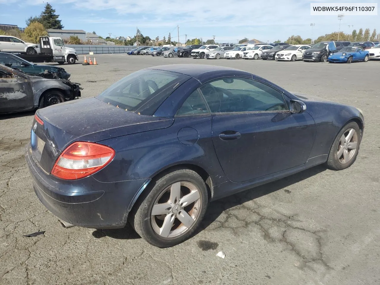 2006 Mercedes-Benz Slk 280 VIN: WDBWK54F96F110307 Lot: 75330744