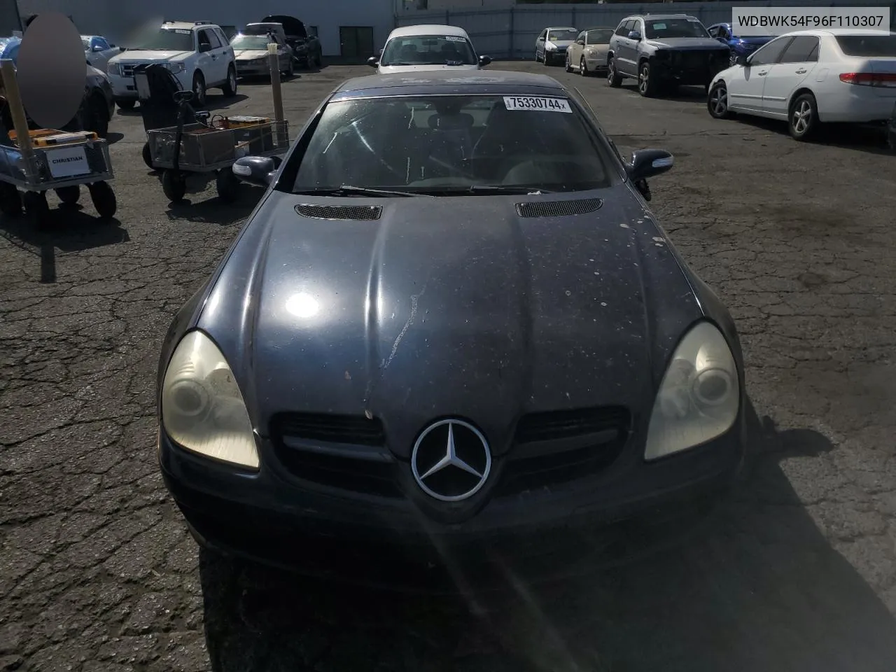 2006 Mercedes-Benz Slk 280 VIN: WDBWK54F96F110307 Lot: 75330744