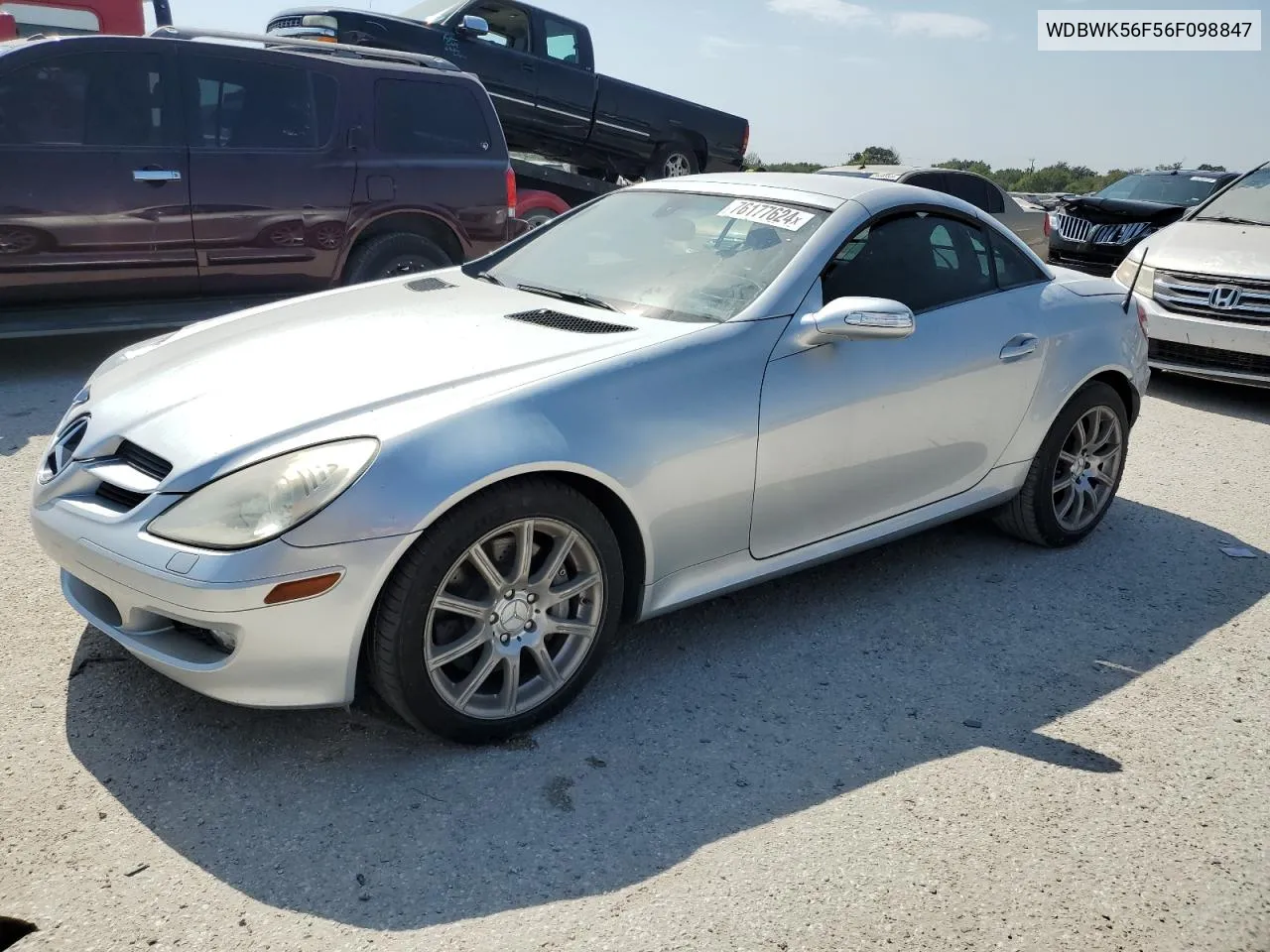 2006 Mercedes-Benz Slk 350 VIN: WDBWK56F56F098847 Lot: 76177624