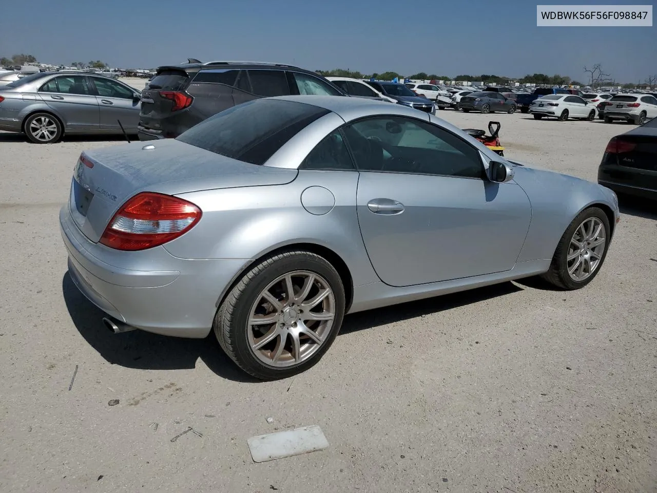 2006 Mercedes-Benz Slk 350 VIN: WDBWK56F56F098847 Lot: 76177624