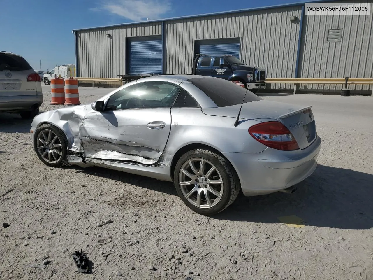 2006 Mercedes-Benz Slk 350 VIN: WDBWK56F96F112006 Lot: 76282434