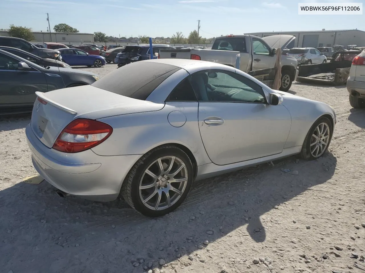 2006 Mercedes-Benz Slk 350 VIN: WDBWK56F96F112006 Lot: 76282434