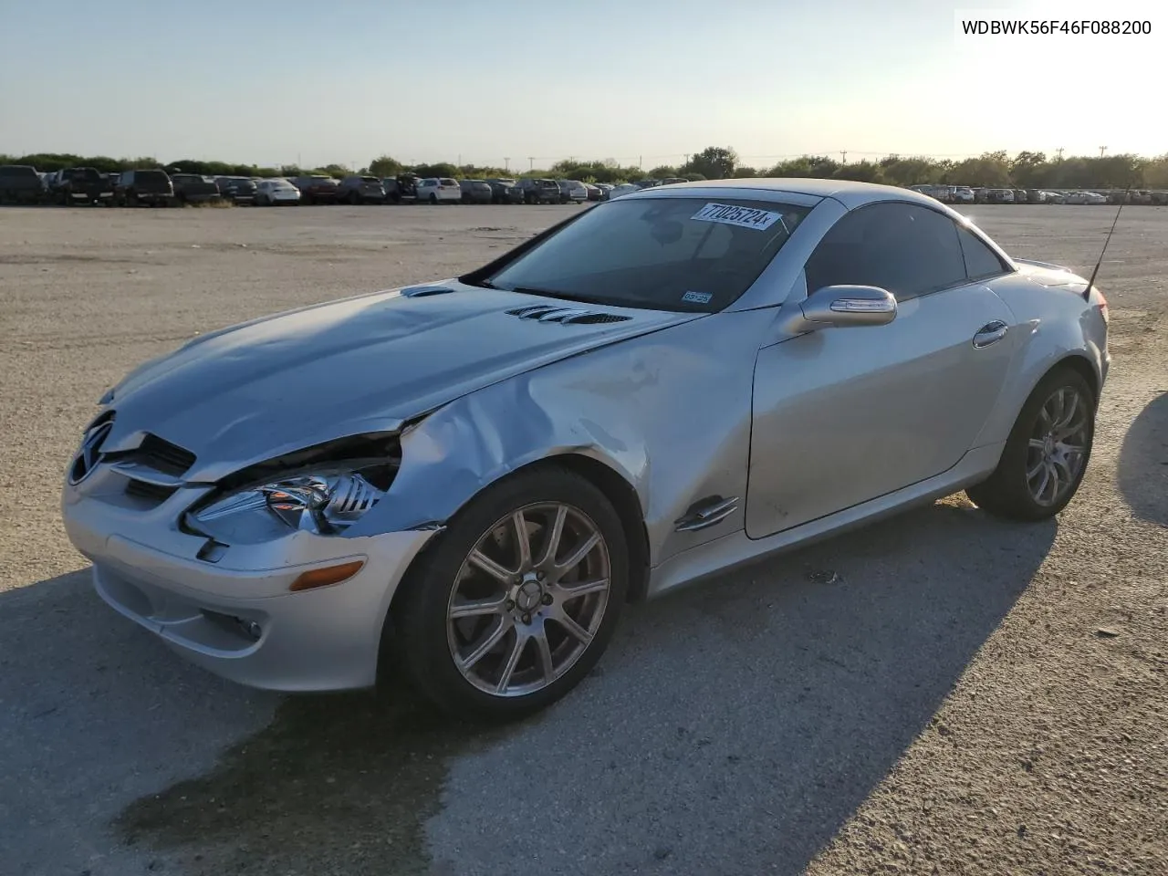 2006 Mercedes-Benz Slk 350 VIN: WDBWK56F46F088200 Lot: 77025724