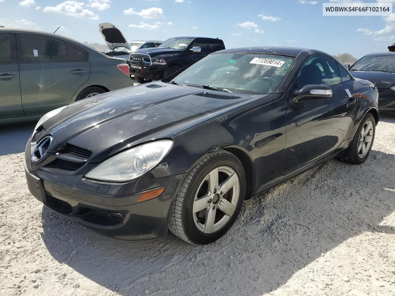 2006 Mercedes-Benz Slk 280 VIN: WDBWK54F66F102164 Lot: 77269014