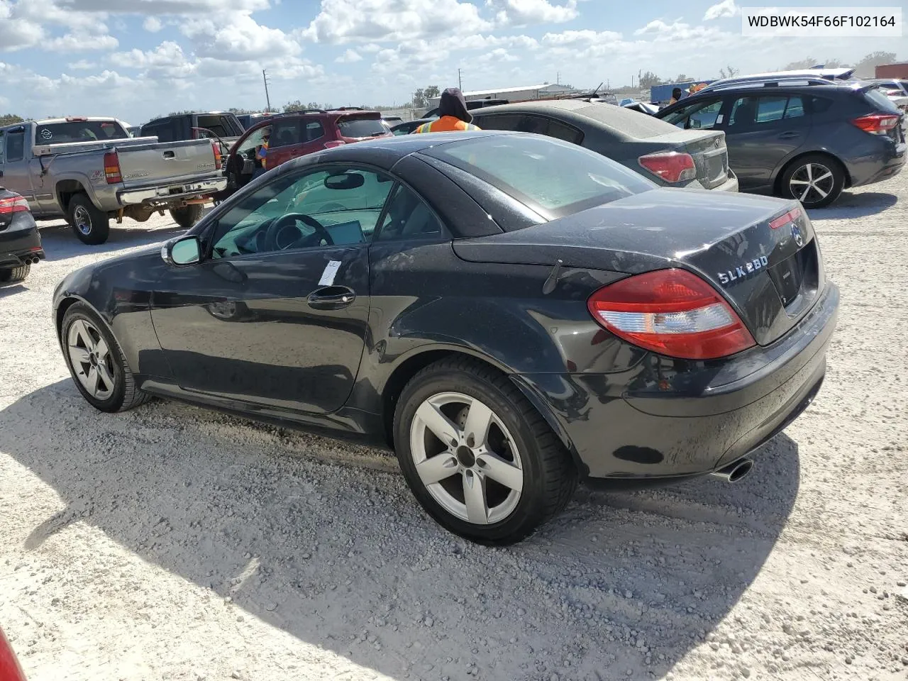 2006 Mercedes-Benz Slk 280 VIN: WDBWK54F66F102164 Lot: 77269014