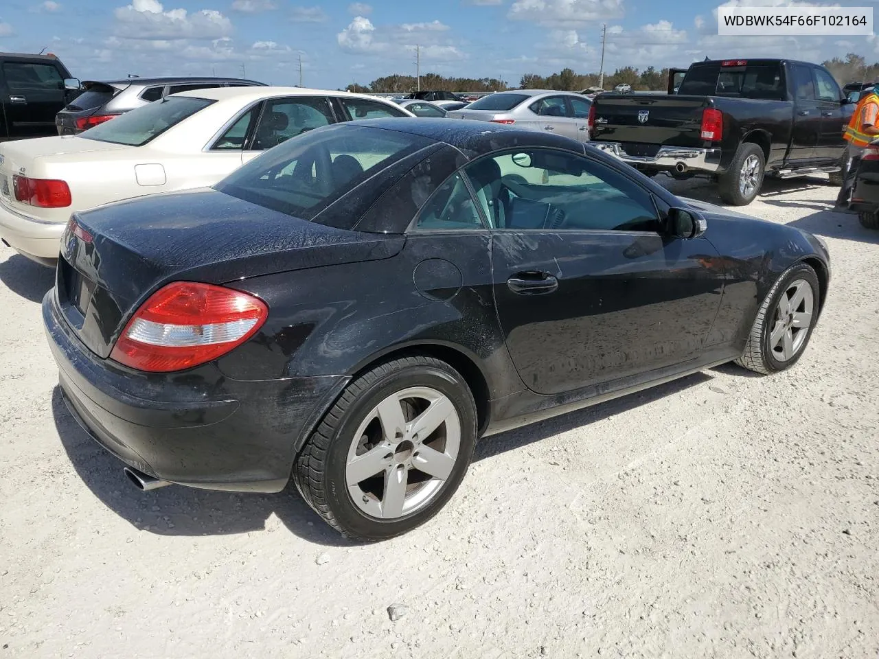 2006 Mercedes-Benz Slk 280 VIN: WDBWK54F66F102164 Lot: 77269014