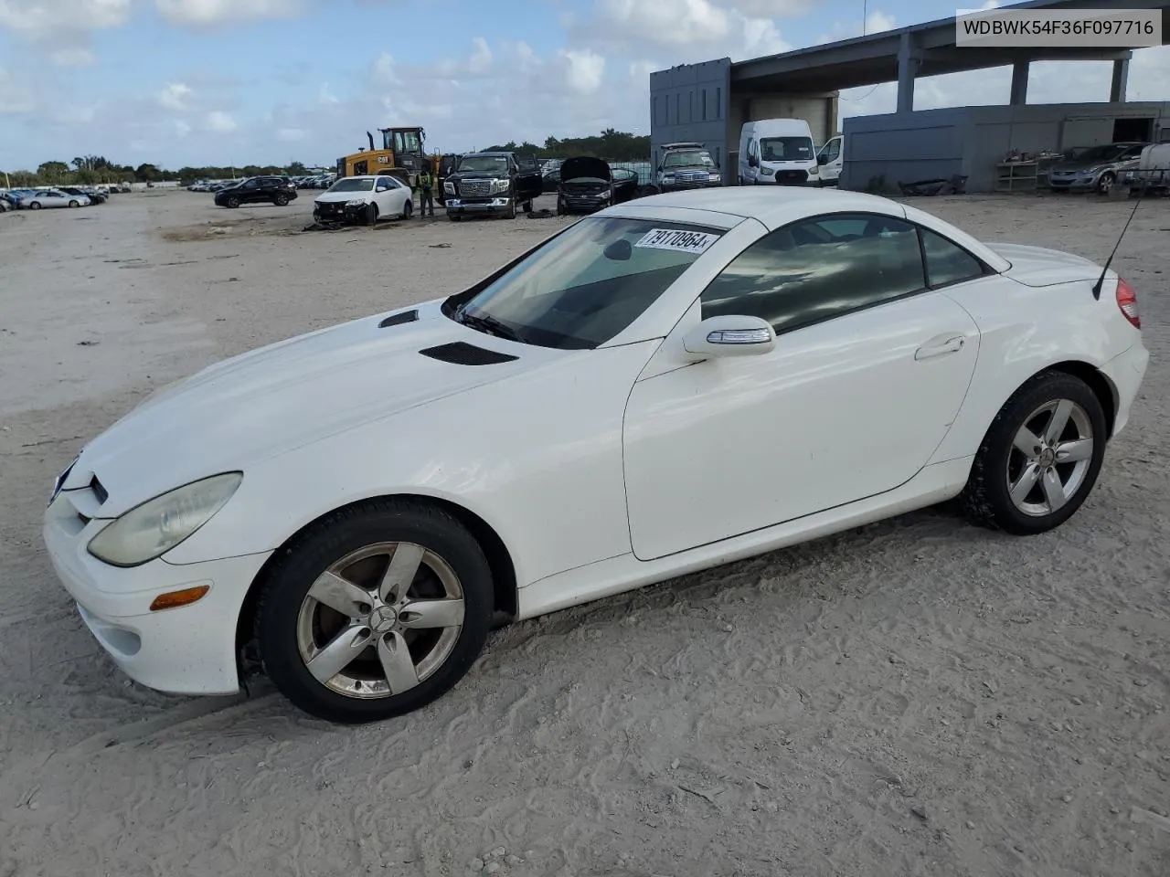 2006 Mercedes-Benz Slk 280 VIN: WDBWK54F36F097716 Lot: 79170964