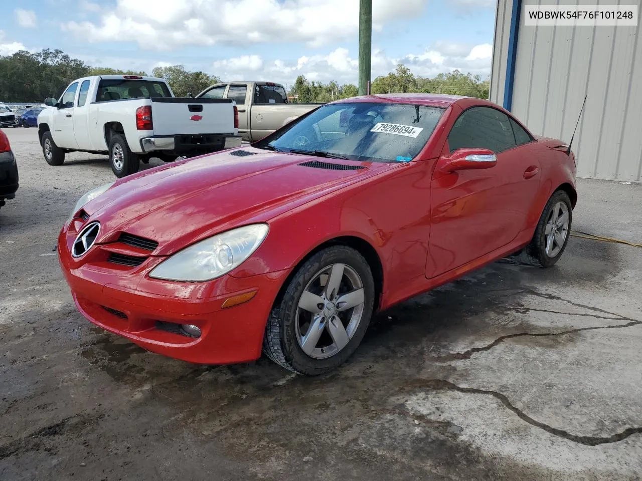 2006 Mercedes-Benz Slk 280 VIN: WDBWK54F76F101248 Lot: 79286694