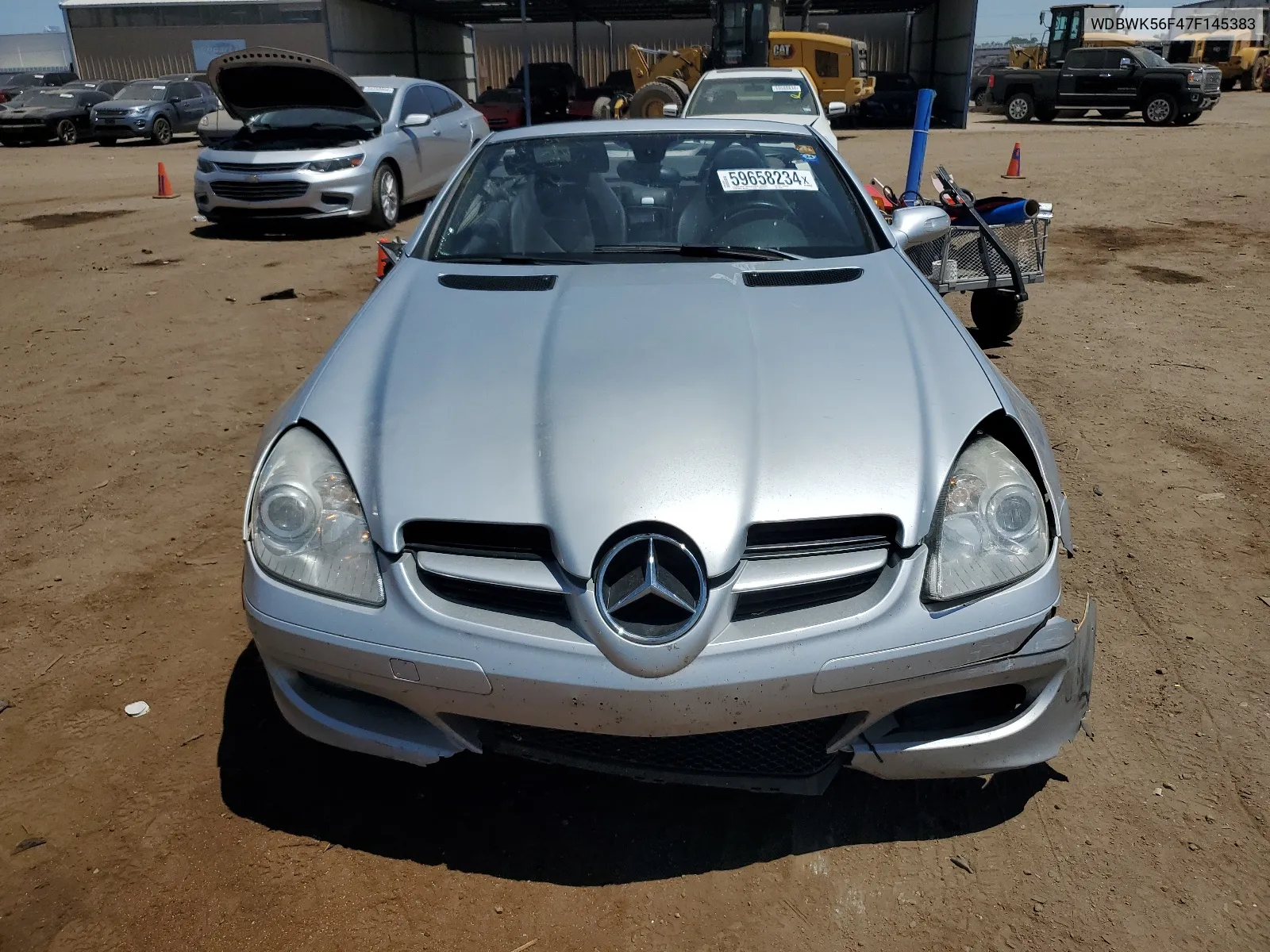 2007 Mercedes-Benz Slk 350 VIN: WDBWK56F47F145383 Lot: 59658234