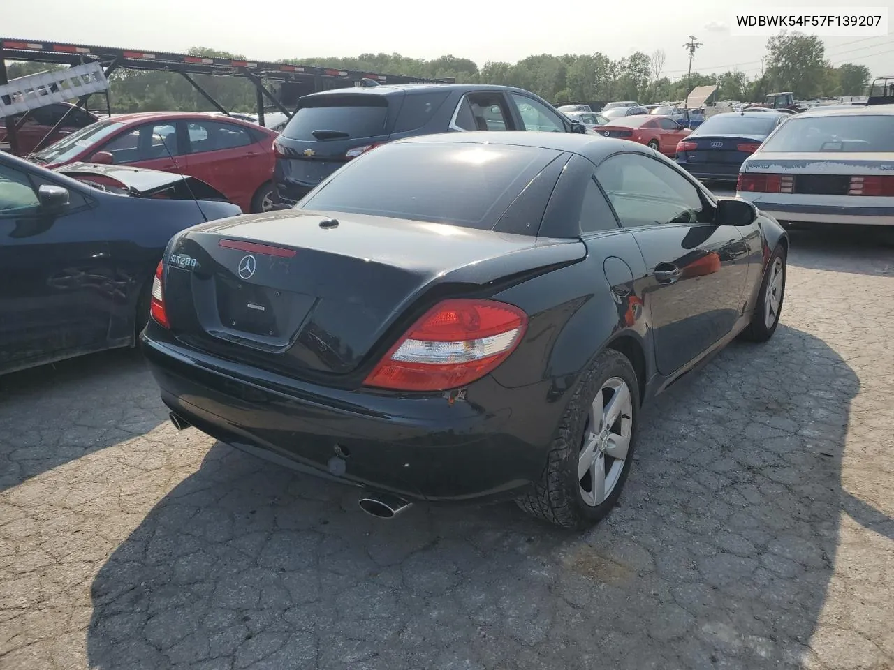 2007 Mercedes-Benz Slk 280 VIN: WDBWK54F57F139207 Lot: 62927704