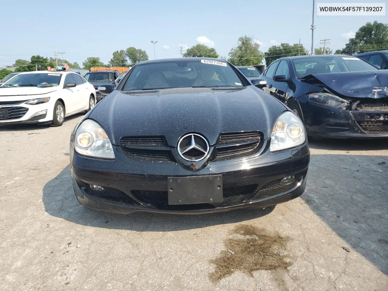 2007 Mercedes-Benz Slk 280 VIN: WDBWK54F57F139207 Lot: 62927704