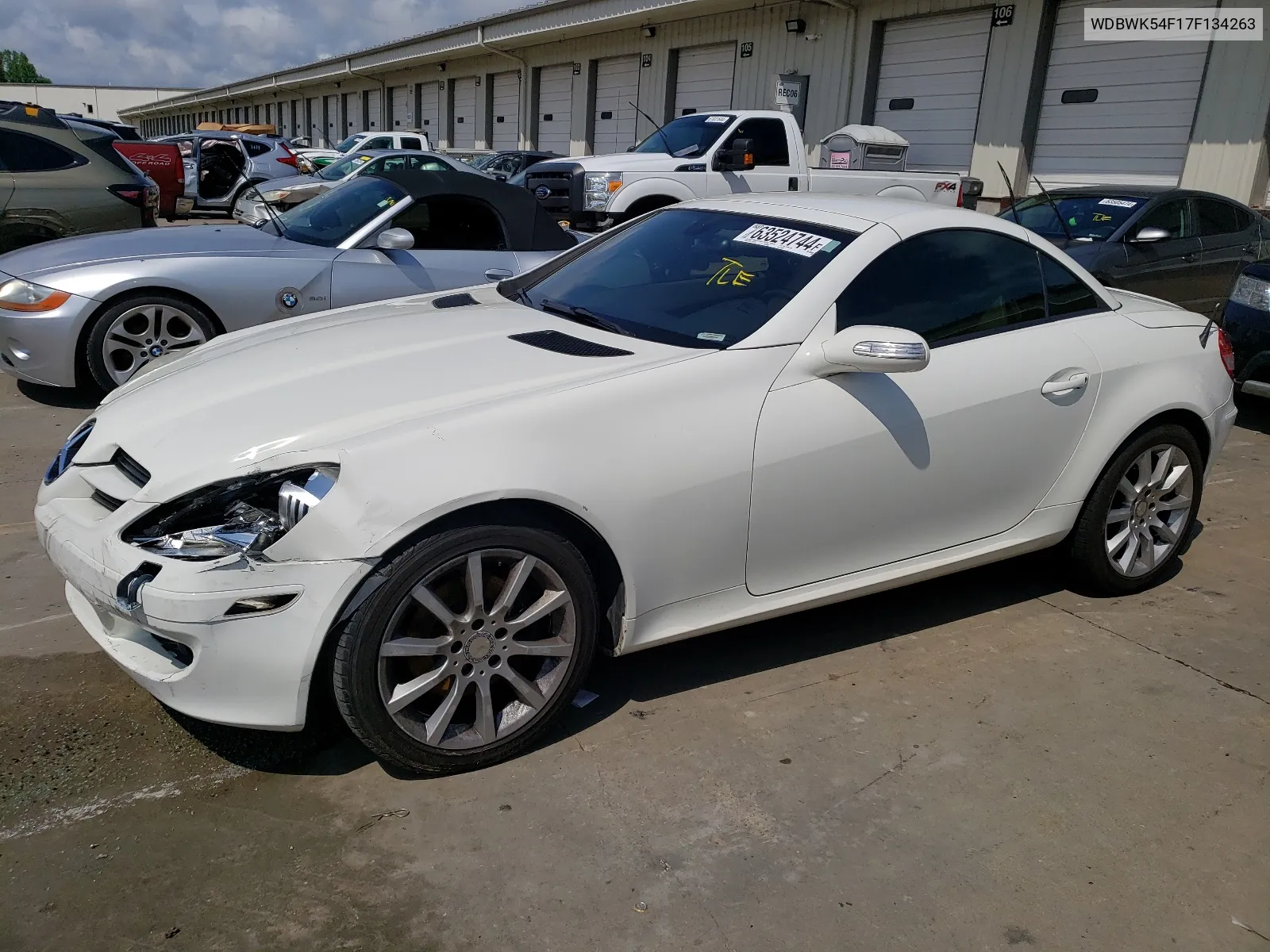 2007 Mercedes-Benz Slk 280 VIN: WDBWK54F17F134263 Lot: 63524744