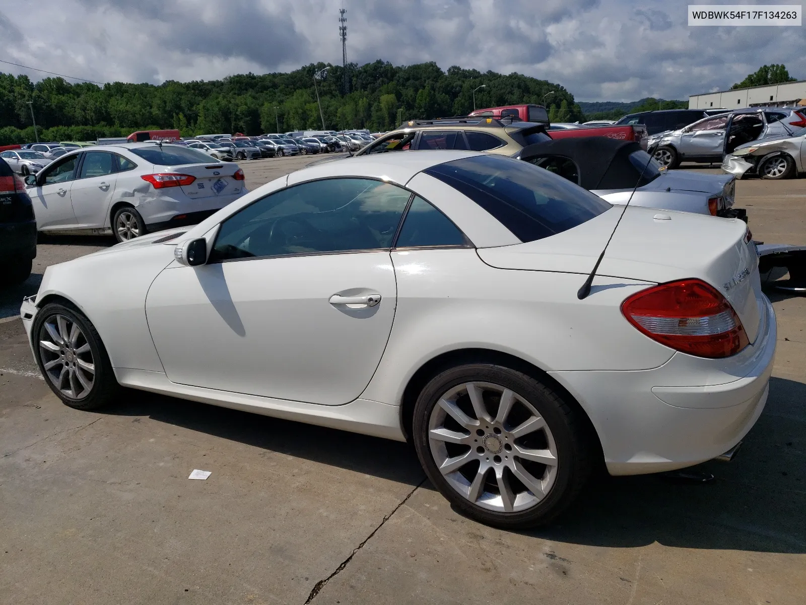 2007 Mercedes-Benz Slk 280 VIN: WDBWK54F17F134263 Lot: 63524744