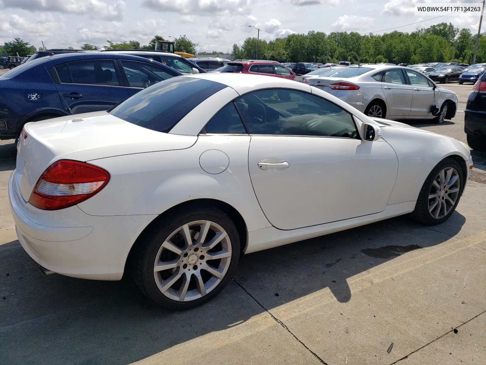 2007 Mercedes-Benz Slk 280 VIN: WDBWK54F17F134263 Lot: 63524744