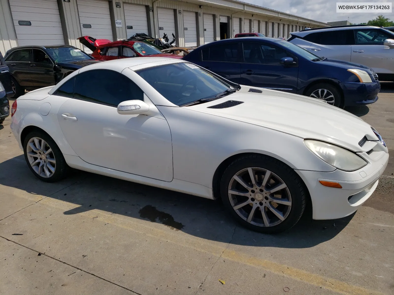 2007 Mercedes-Benz Slk 280 VIN: WDBWK54F17F134263 Lot: 63524744