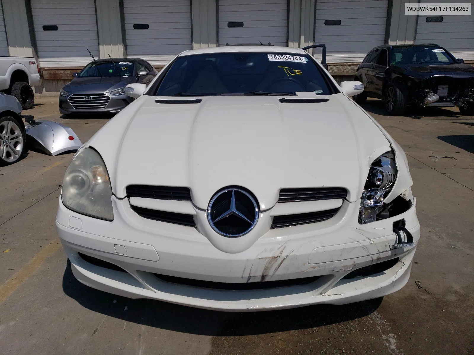 2007 Mercedes-Benz Slk 280 VIN: WDBWK54F17F134263 Lot: 63524744