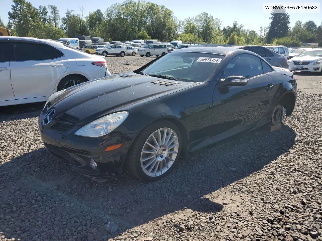 2007 Mercedes-Benz Slk 55 Amg VIN: WDBWK73F67F150682 Lot: 69413164