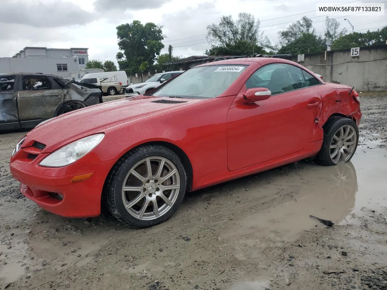 WDBWK56F87F133821 2007 Mercedes-Benz Slk 350