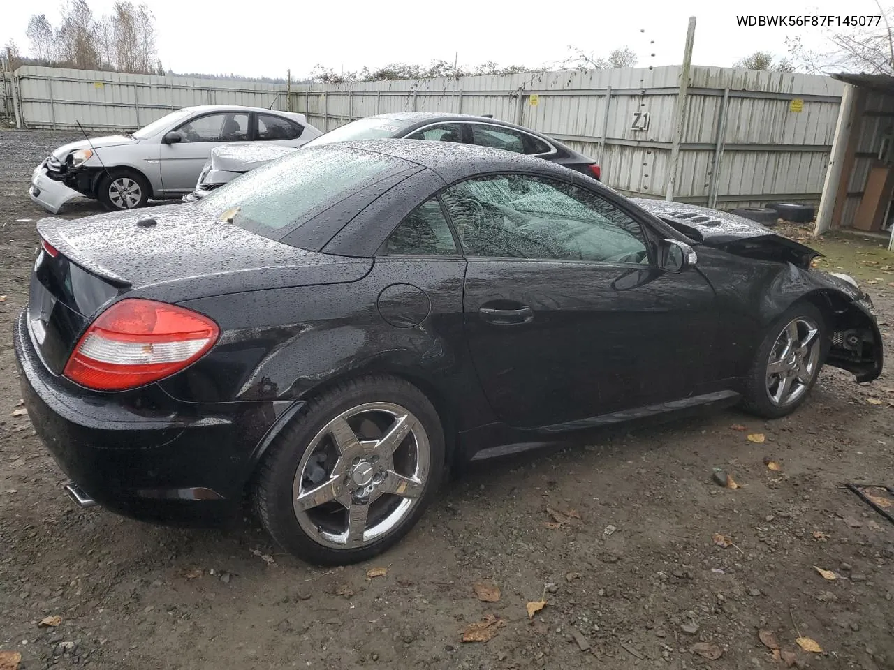 2007 Mercedes-Benz Slk 350 VIN: WDBWK56F87F145077 Lot: 76278914