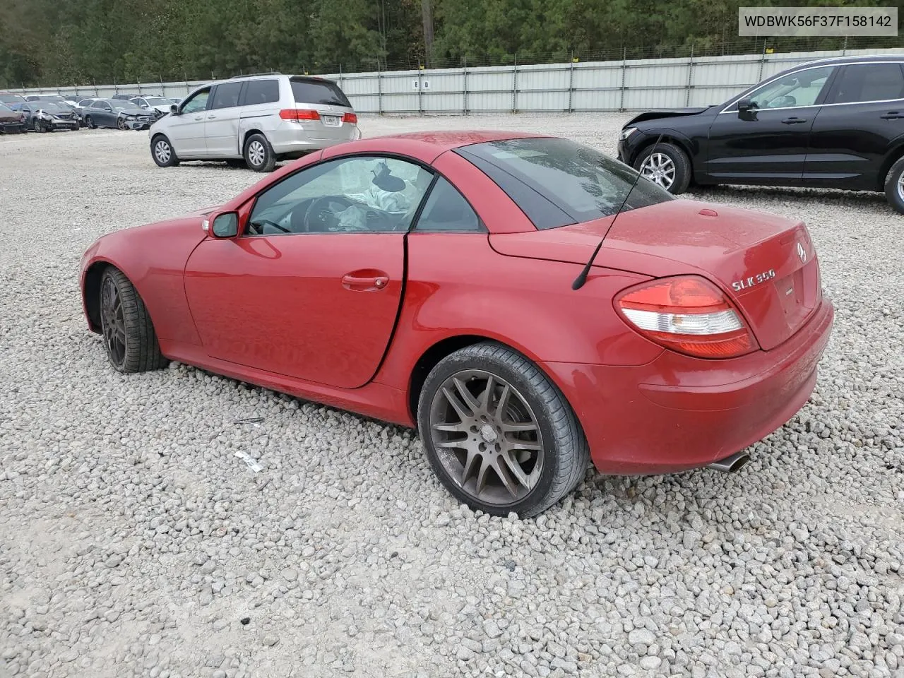 2007 Mercedes-Benz Slk 350 VIN: WDBWK56F37F158142 Lot: 79016134