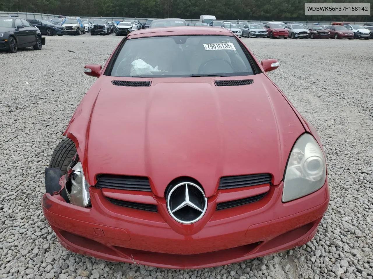 2007 Mercedes-Benz Slk 350 VIN: WDBWK56F37F158142 Lot: 79016134