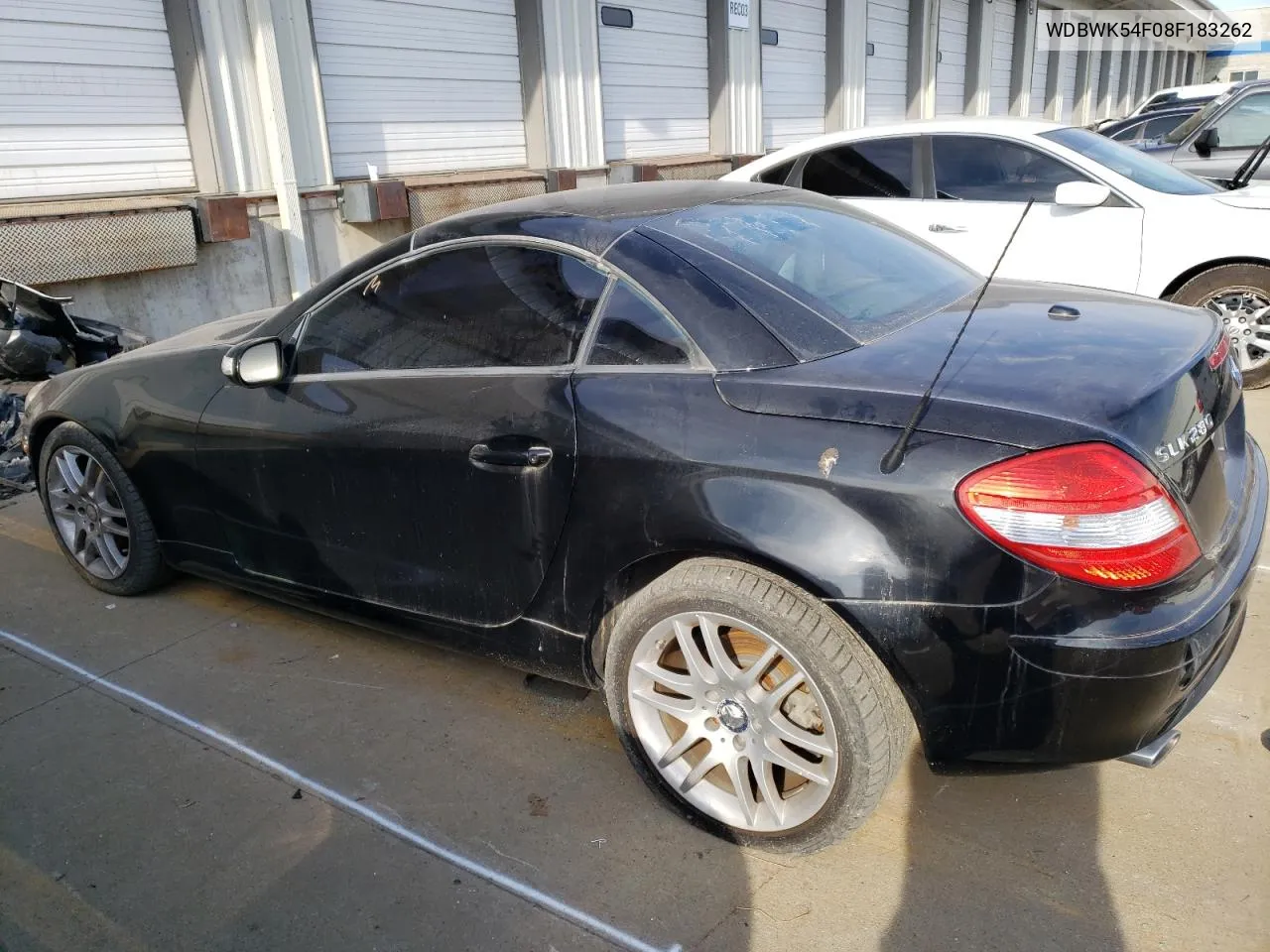 2008 Mercedes-Benz Slk 280 VIN: WDBWK54F08F183262 Lot: 41774154