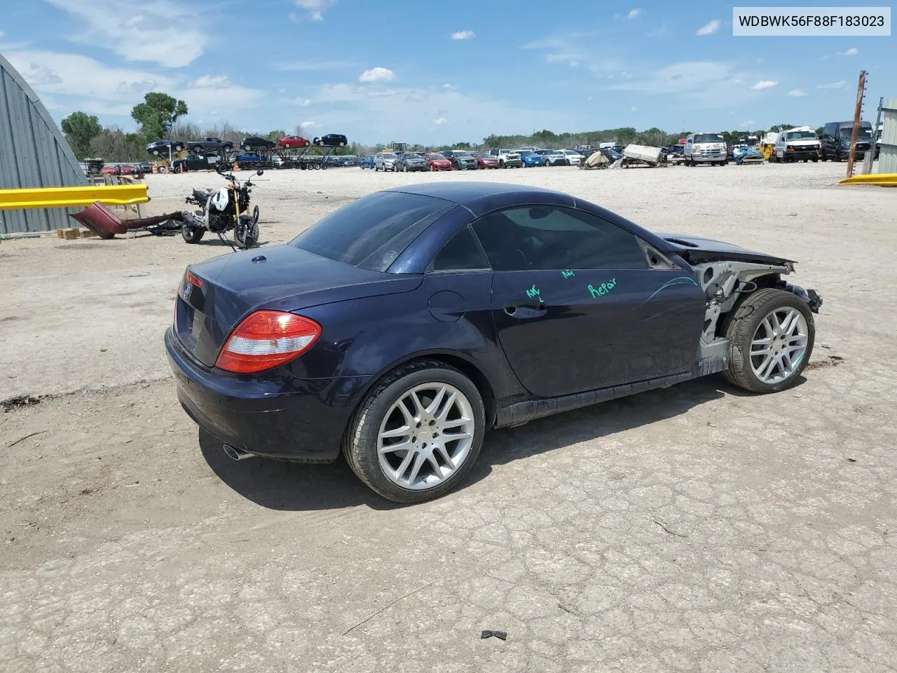 2008 Mercedes-Benz Slk 350 VIN: WDBWK56F88F183023 Lot: 61228454