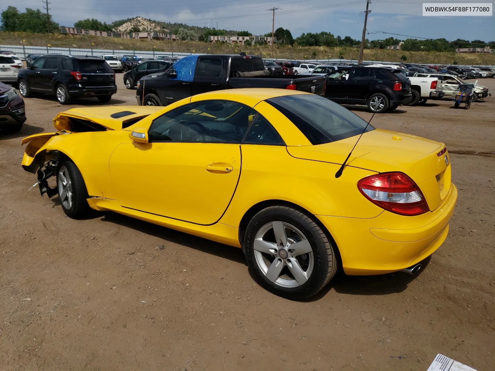 2008 Mercedes-Benz Slk 280 VIN: WDBWK54F88F177080 Lot: 66101024