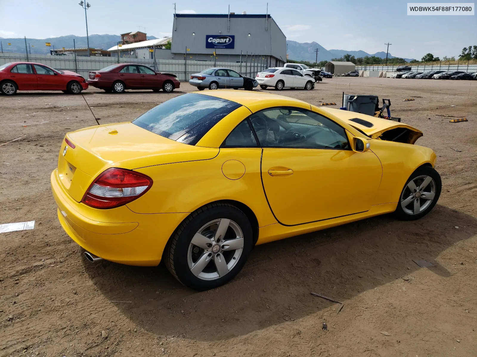 2008 Mercedes-Benz Slk 280 VIN: WDBWK54F88F177080 Lot: 66101024