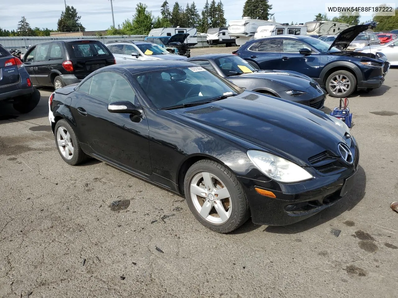 2008 Mercedes-Benz Slk 280 VIN: WDBWK54F88F187222 Lot: 67973024