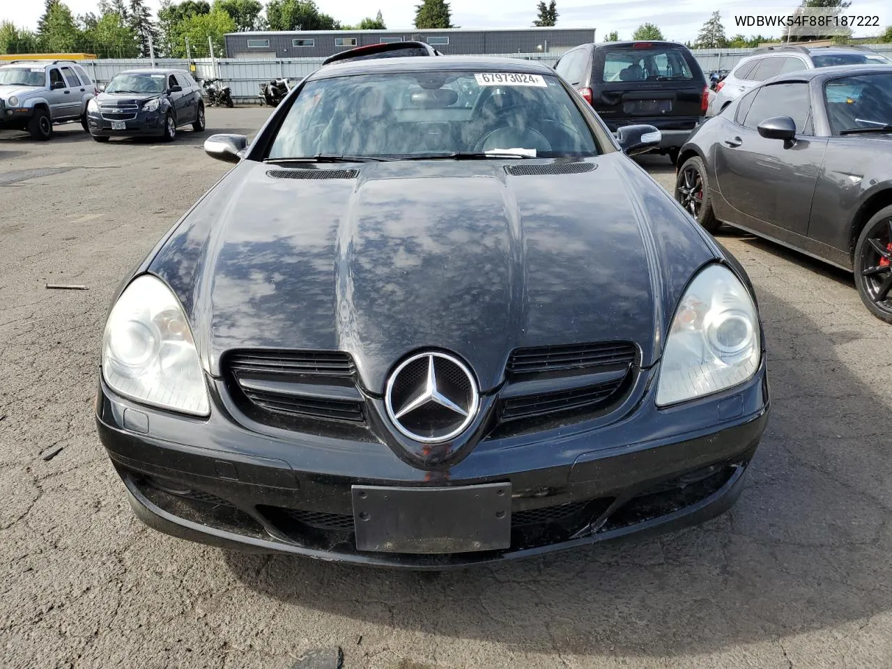 2008 Mercedes-Benz Slk 280 VIN: WDBWK54F88F187222 Lot: 67973024