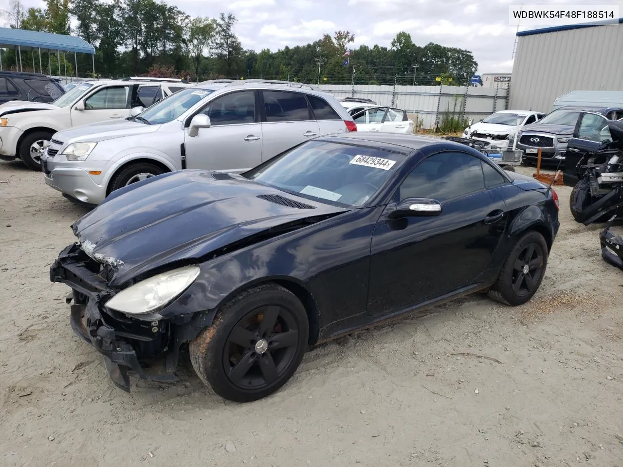 2008 Mercedes-Benz Slk 280 VIN: WDBWK54F48F188514 Lot: 68429344