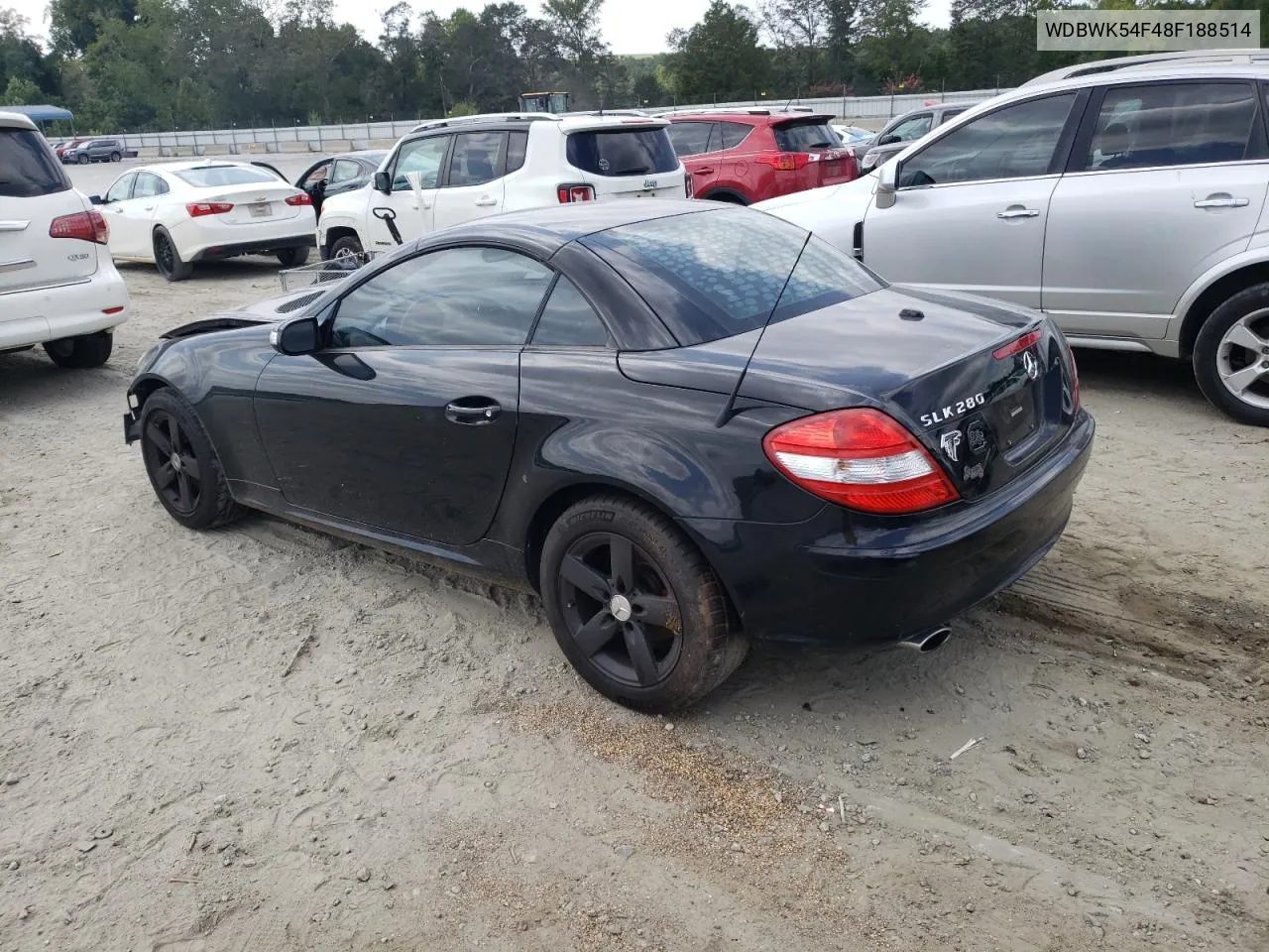 2008 Mercedes-Benz Slk 280 VIN: WDBWK54F48F188514 Lot: 68429344