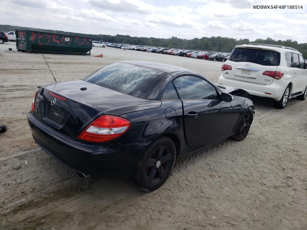 2008 Mercedes-Benz Slk 280 VIN: WDBWK54F48F188514 Lot: 68429344