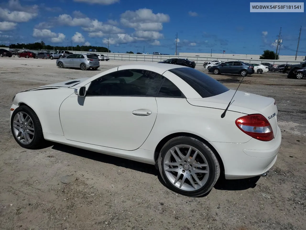 2008 Mercedes-Benz Slk 280 VIN: WDBWK54F58F181541 Lot: 69556274