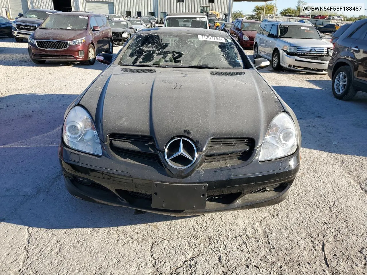 2008 Mercedes-Benz Slk 280 VIN: WDBWK54F58F188487 Lot: 71207744